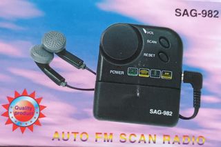 Auto FM Scan FM Radio y altavoces