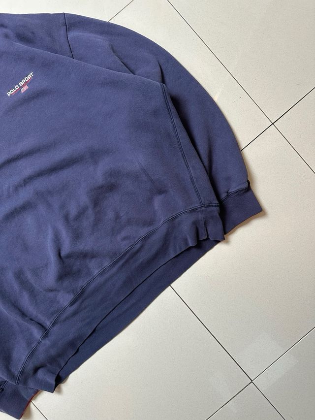 Crewneck Polo Sport E.UU Ralph Lauren Vintage Old