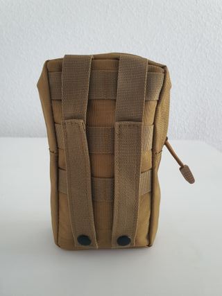 Riñonera táctica larga exterior molle coyote caqui