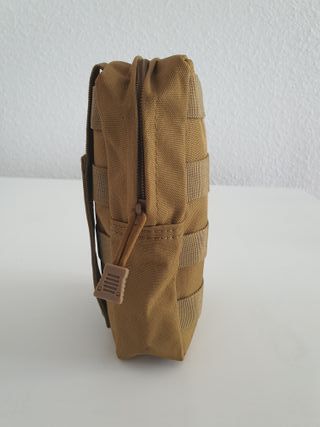 Riñonera táctica larga exterior molle coyote caqui