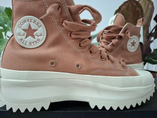 Zapatillas converse altas color coral