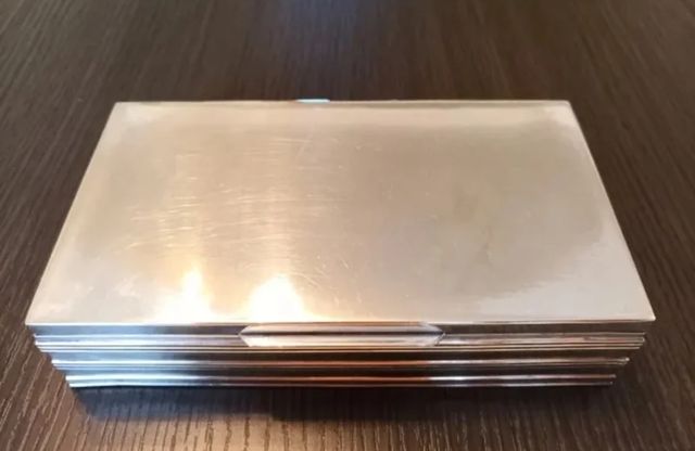 Antigua Caja - Joyero Alpaca Plateada.