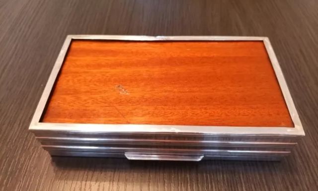 Antigua Caja - Joyero Alpaca Plateada.