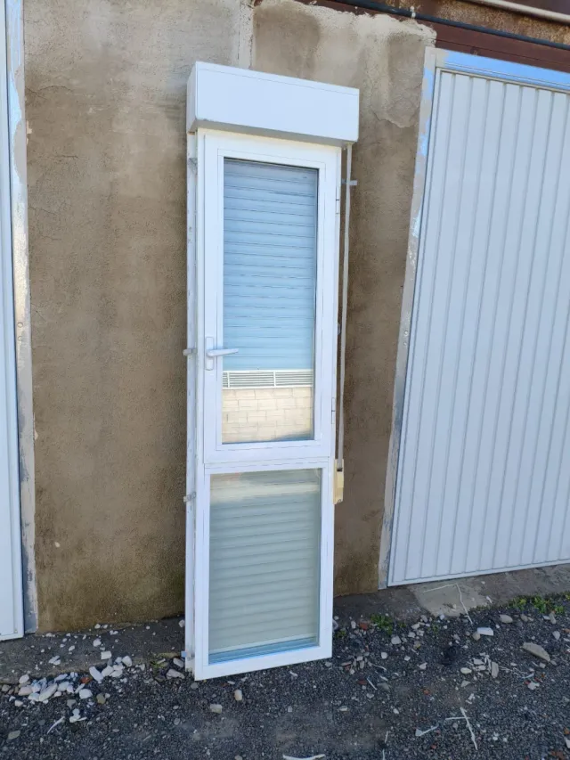 Ventana de aluminio climalit y persiana