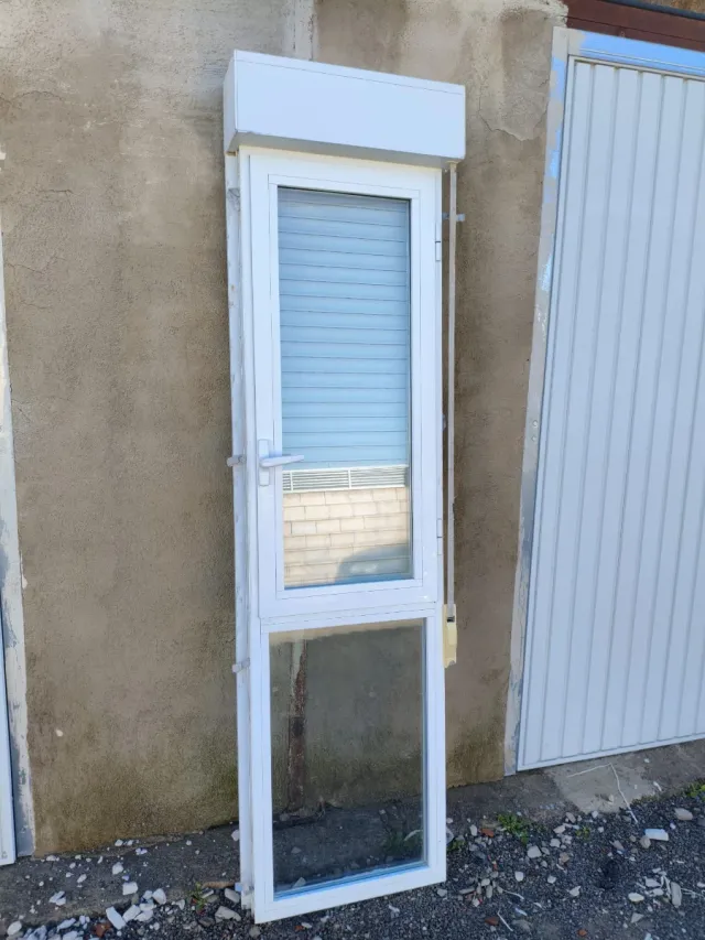 Ventana de aluminio climalit y persiana