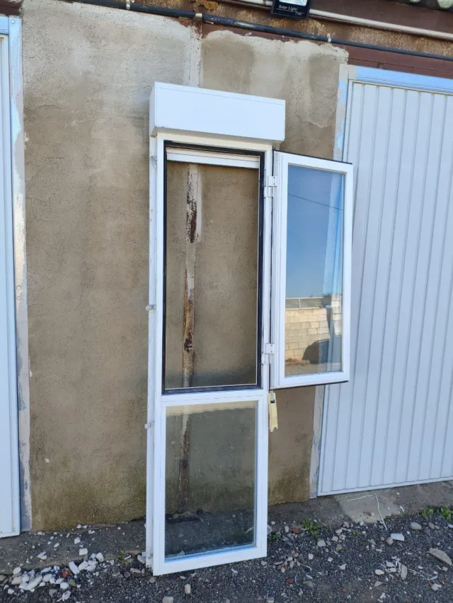 Ventana de aluminio climalit y persiana