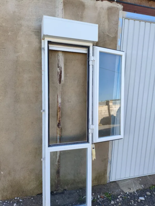 Ventana de aluminio climalit y persiana