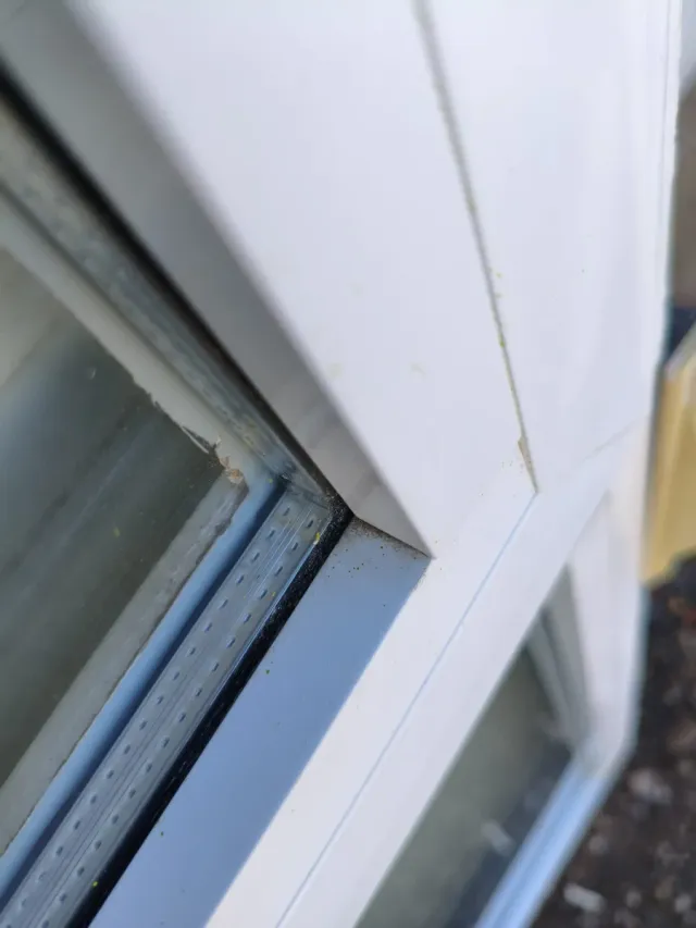 Ventana de aluminio climalit y persiana