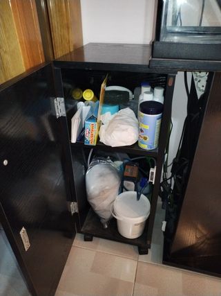 Acuario 100L+mueble+accesorios