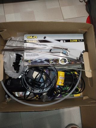 Acuario 100L+mueble+accesorios