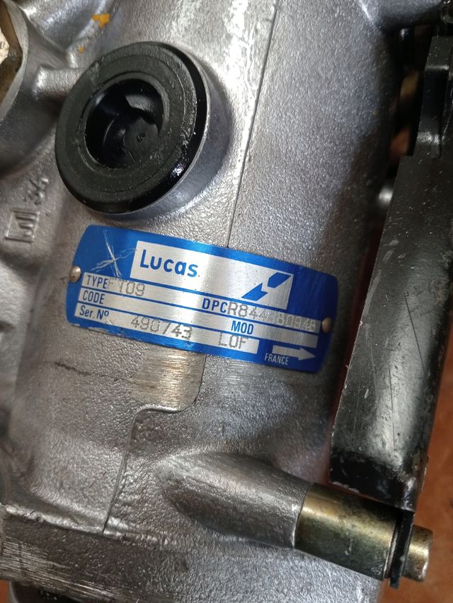 Bomba inyectora Lucas: FT09