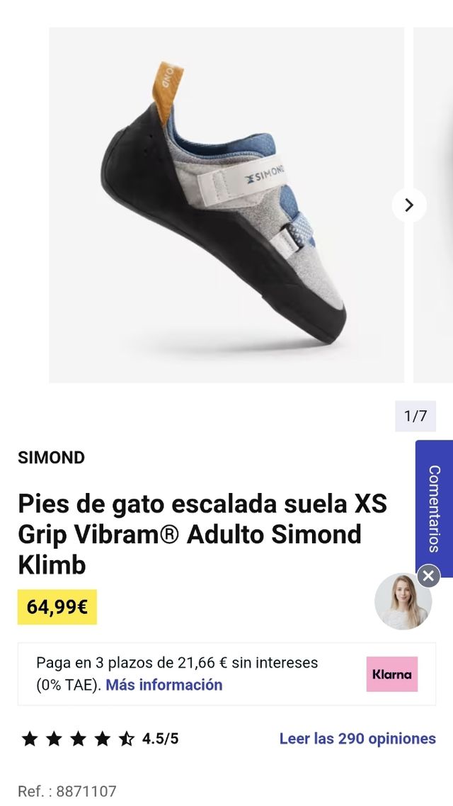 Zapatos de escalada Talla 37