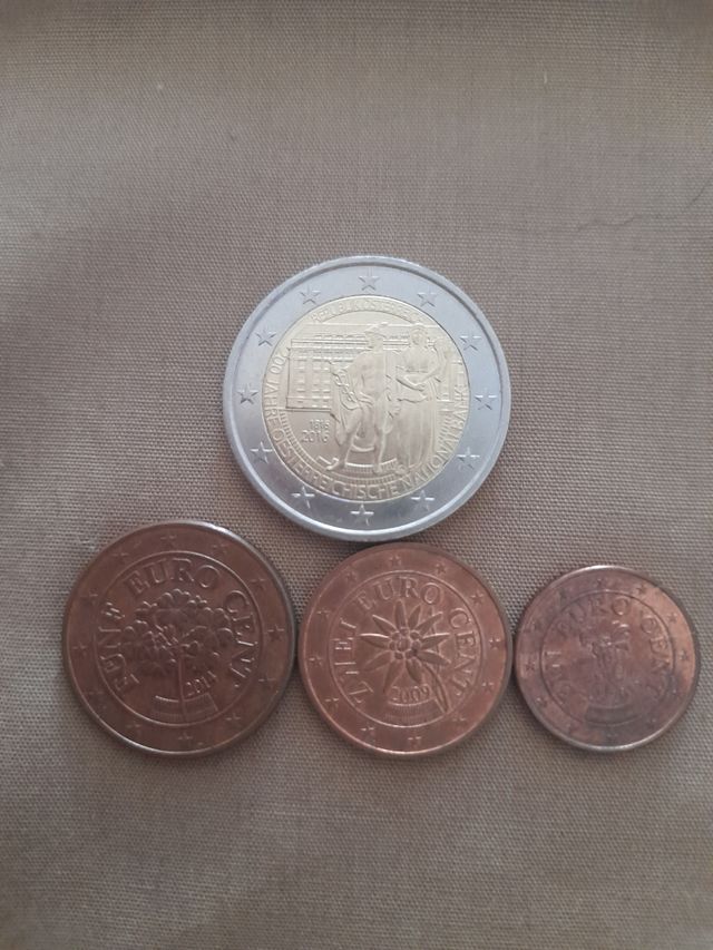 Monedas de San Marino, Austria, Irlanda