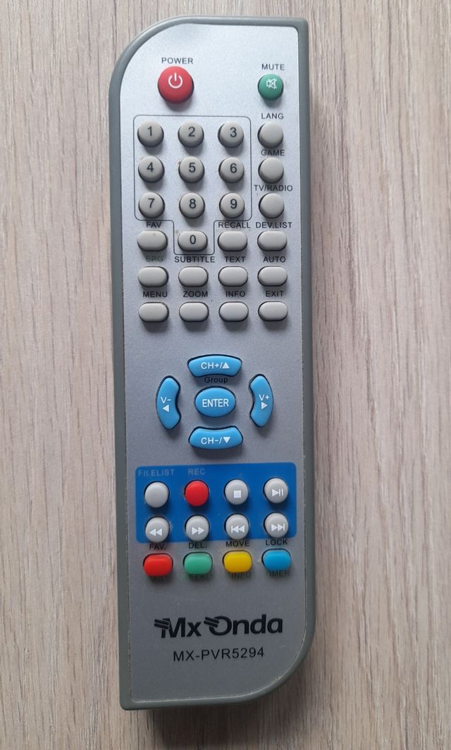 Mando a distancia MX-Onda receptor