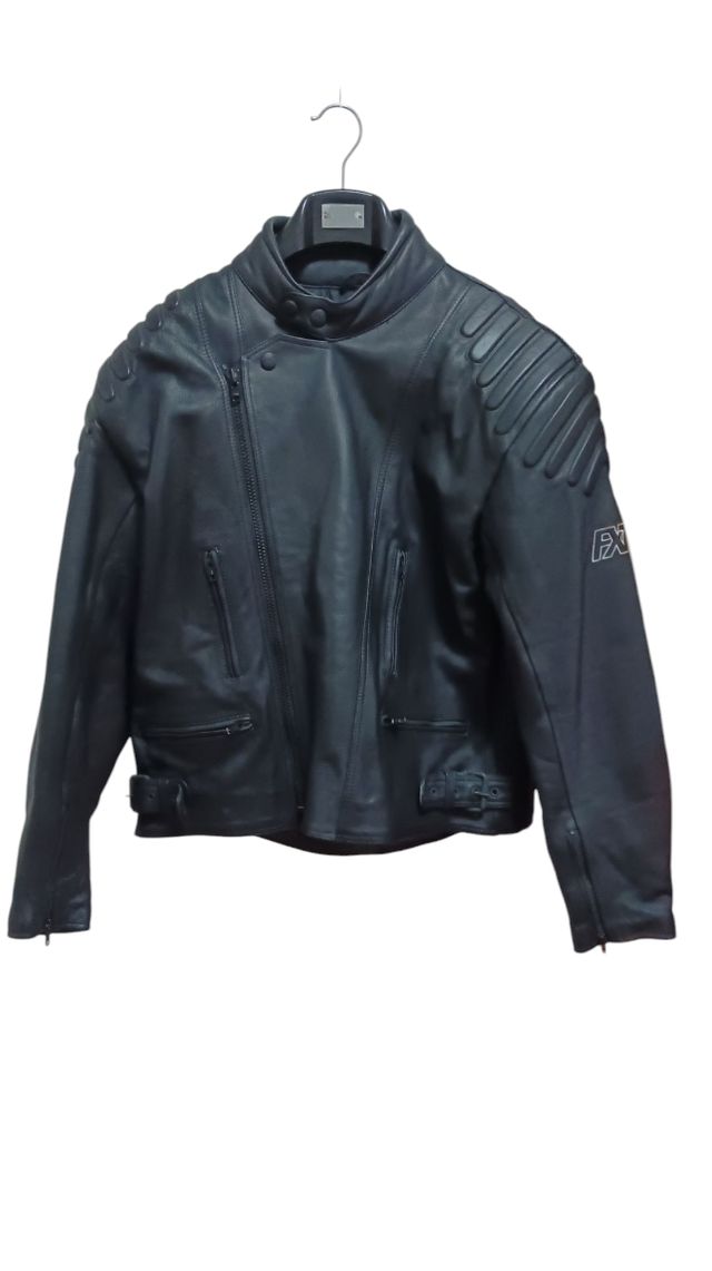 Cazadora para moto de piel