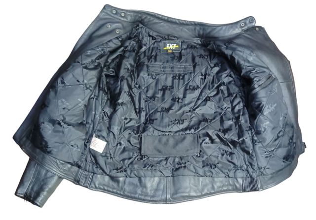 Cazadora para moto de piel