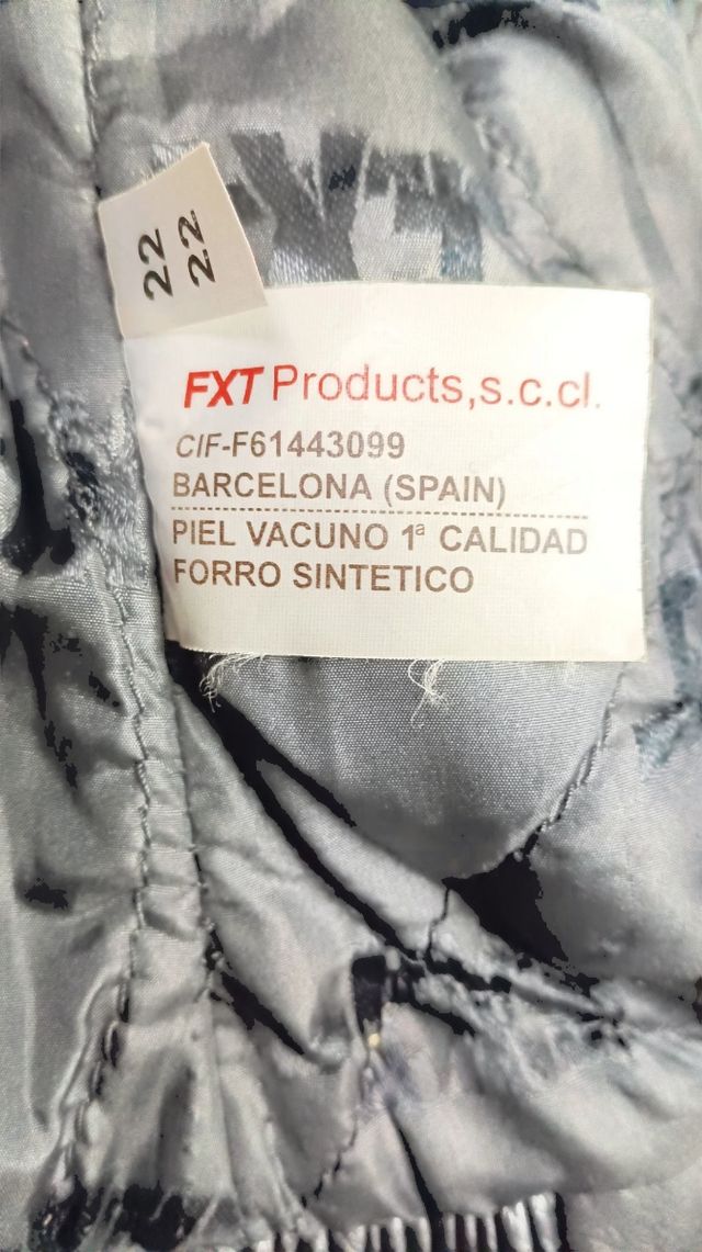 Cazadora para moto de piel