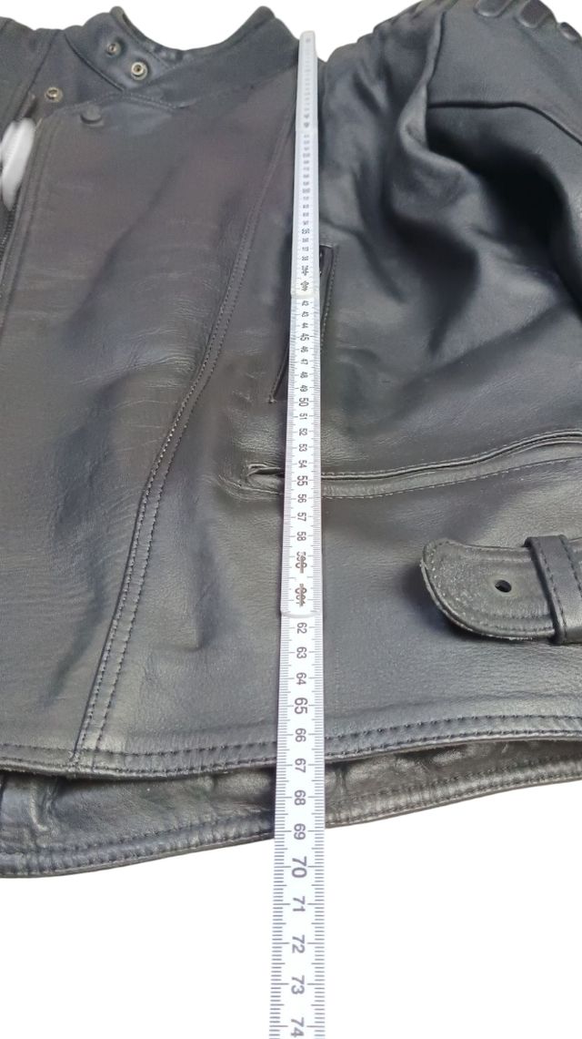 Cazadora para moto de piel