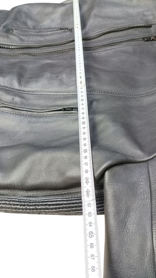 Cazadora para moto de piel