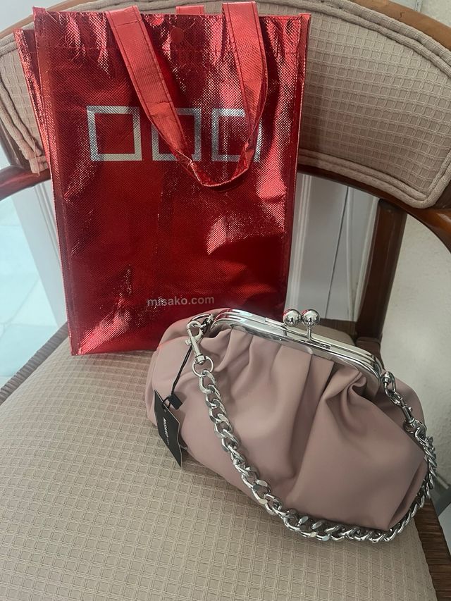 Bolso rosa palo Misako