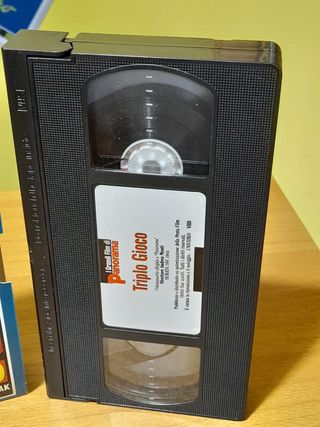 VIDEOCASSETTA VHS FILM TRIPLO GIOCO