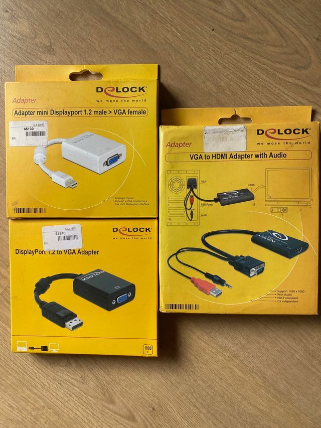 LOTE 3 Adaptadores delock