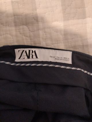 Traje de zara