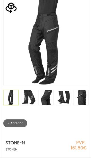 Pantalón moto rainers Stone