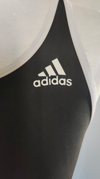 Bañador NUEVO Adidas negro blanco S 36