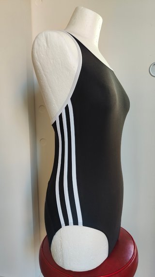 Bañador NUEVO Adidas negro blanco S 36