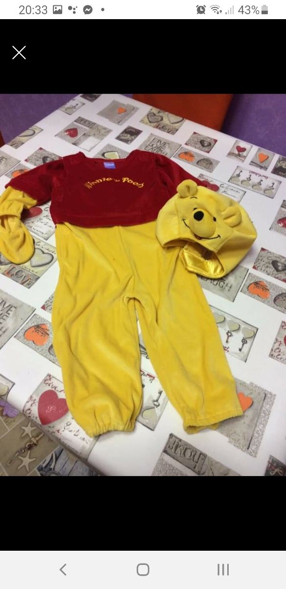 Vestito di carnevale Winnie Pooh