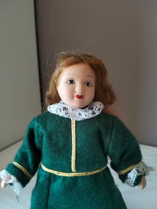 Bambolina in ceramica - Irlanda