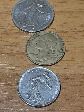 LOTTO DI 7 MONETE FRANCESI