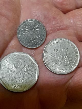 LOTTO DI 7 MONETE FRANCESI