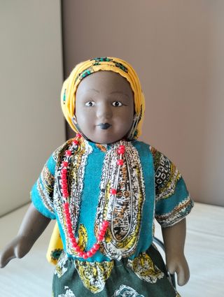 Bambolina in ceramica - Camerun