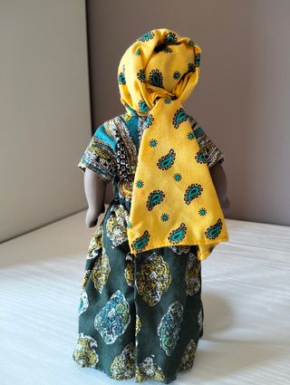 Bambolina in ceramica - Camerun