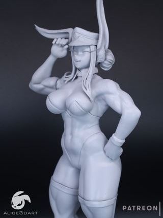 Mirko my hero academia estatua 1/6 sin pintar gk
