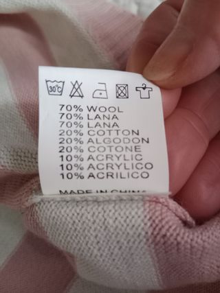 Jersey lana mujer talla XXL