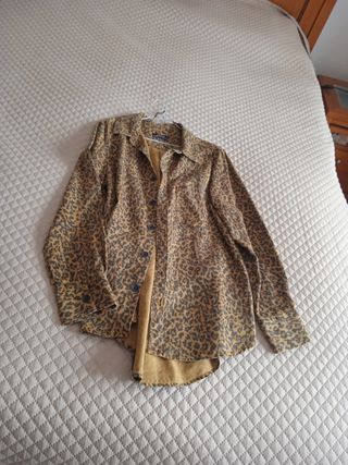 Camisa leopardo mulher
