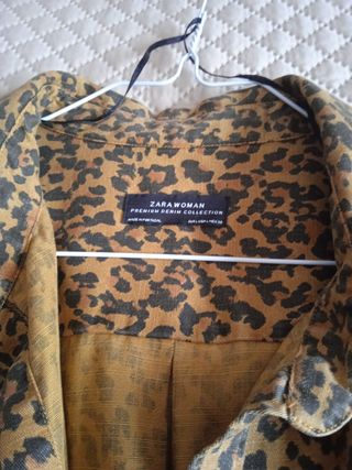 Camisa leopardo mulher