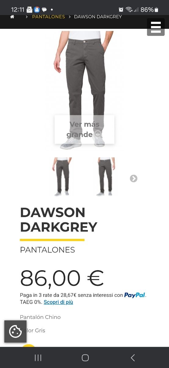 Pantalones Hot Buttered con etiqueta T52