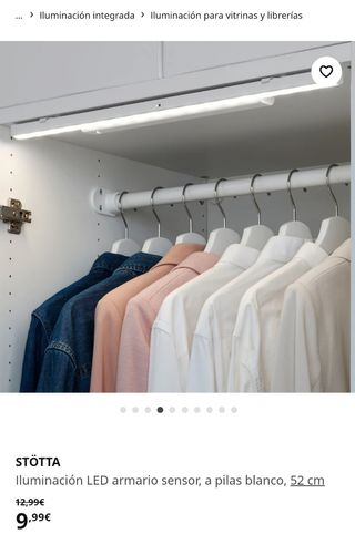 Ikea Iluminación LED armario