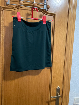 Falda ajustada verde