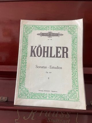 Köhler Sonatas Estudios op.165