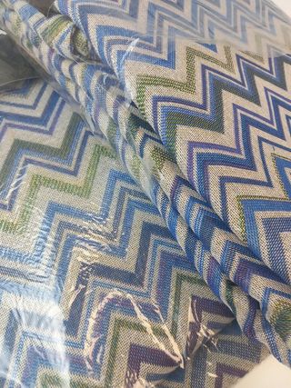 Juego de 2Cortina beig y grana,lista para colgar