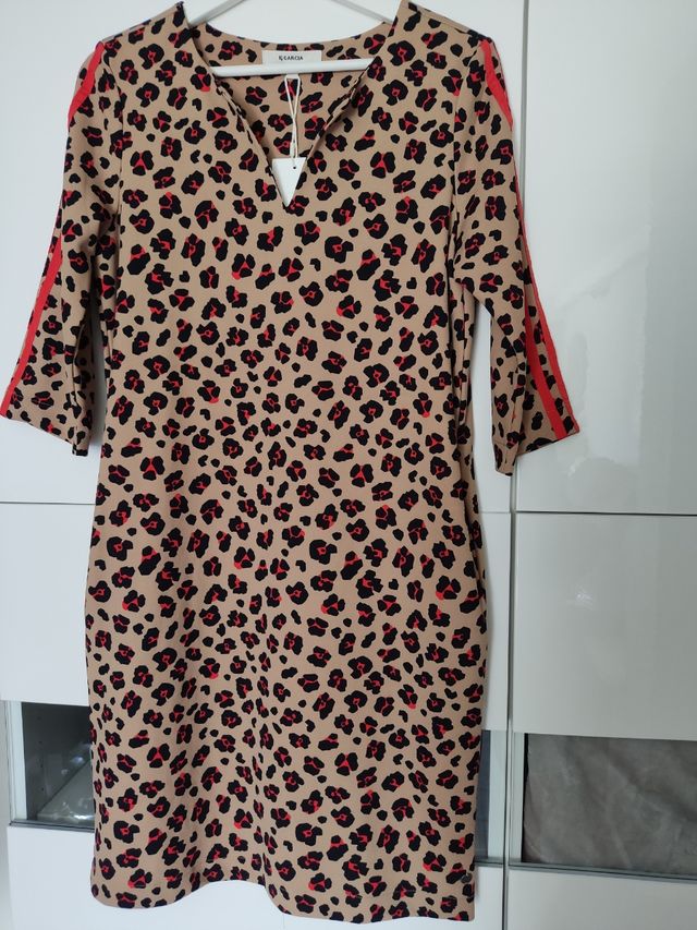 Vestido animal print