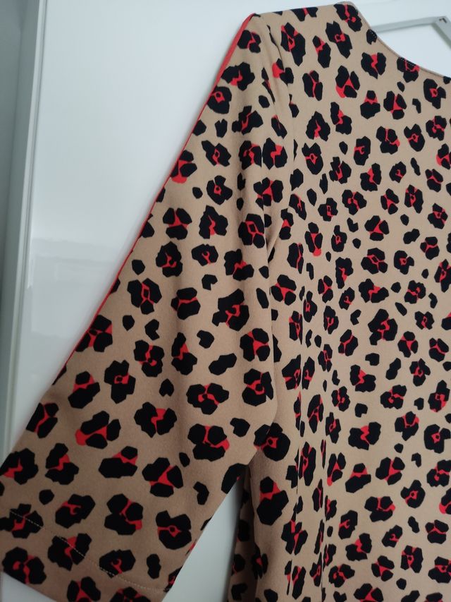 Vestido animal print