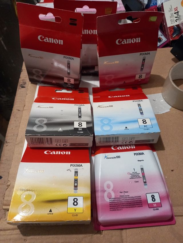 Pack Tinta canon pixma 8
