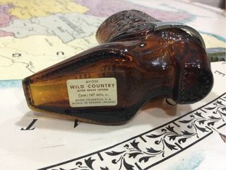 Frasco decorativo colonia AVON en forma Bota