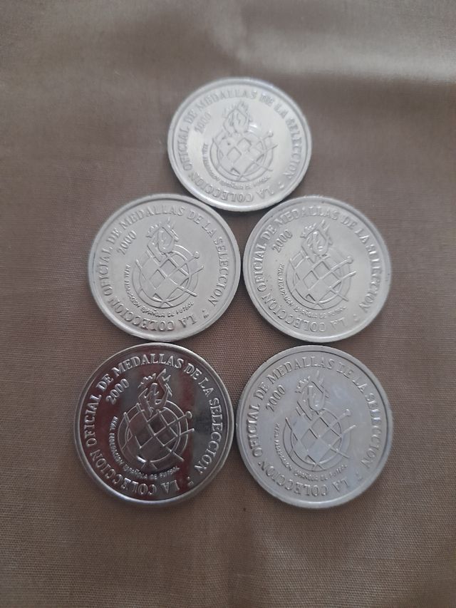 Fichas de la selección Española